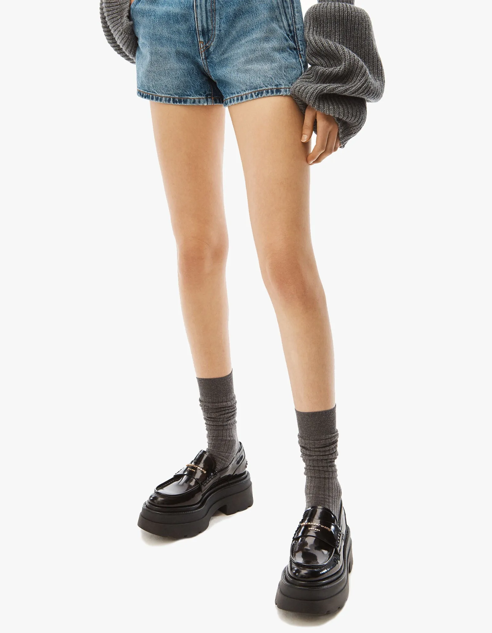Carter Platform Loafer - Black