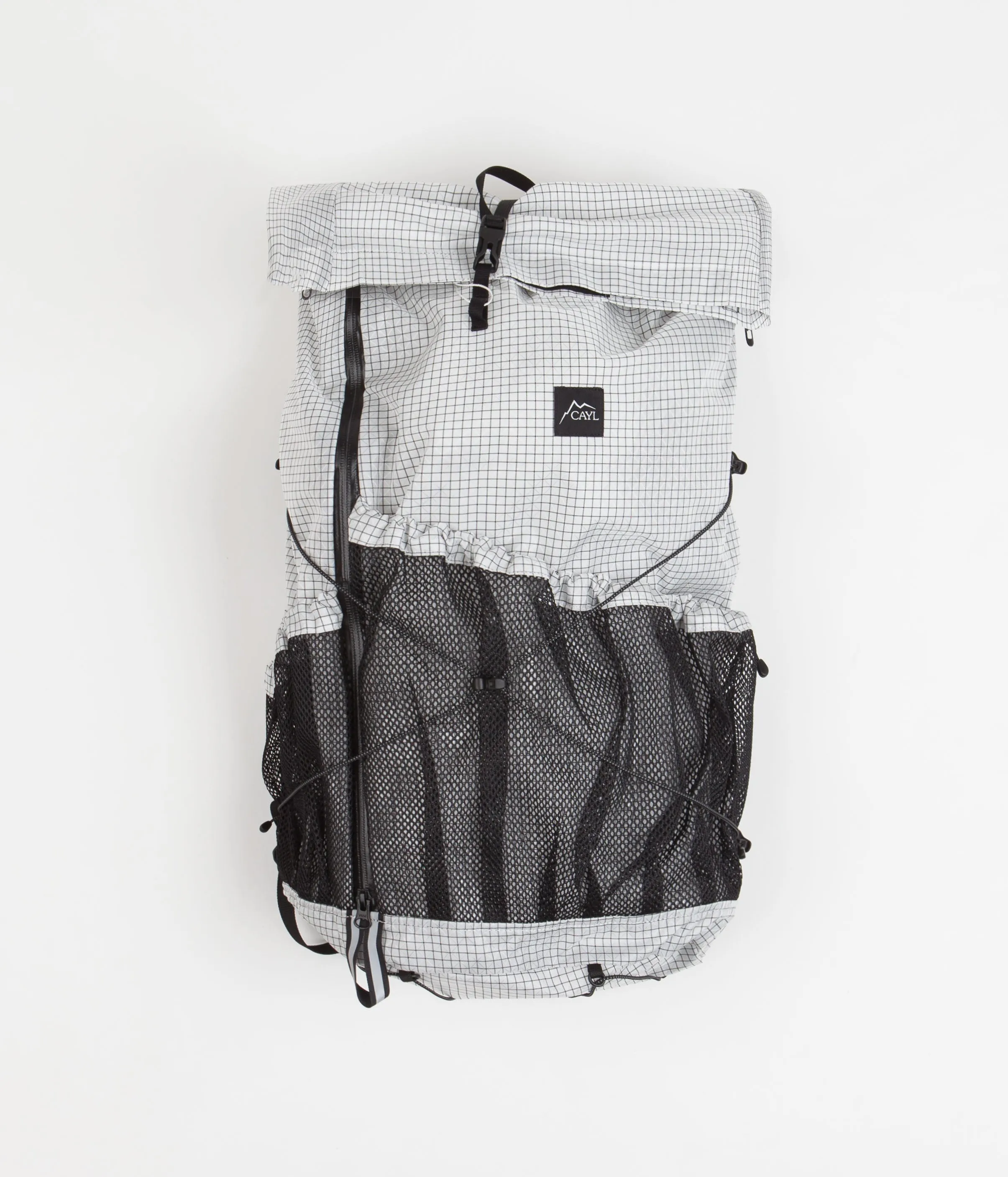 Cayl Mari Roll Top B-Grid Bag - White