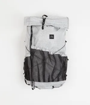 Cayl Mari Roll Top B-Grid Bag - White