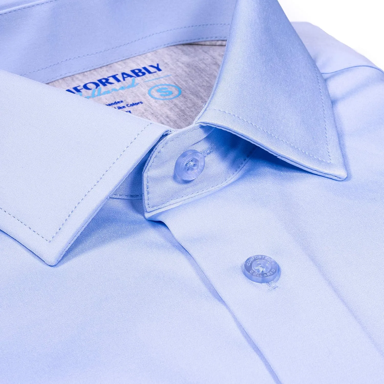 CC Performance Slim Fit Short Sleeve Button Down Shirts for Men | Wrinkle Resistant Casual Button Up Shirts for Men