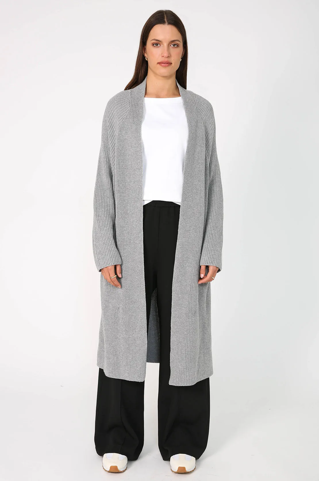 coached pintuck pant / black