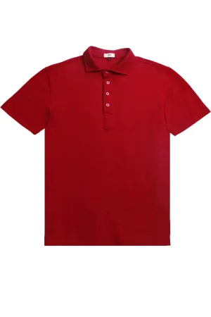 Crimson Red Smart Polo Shirt