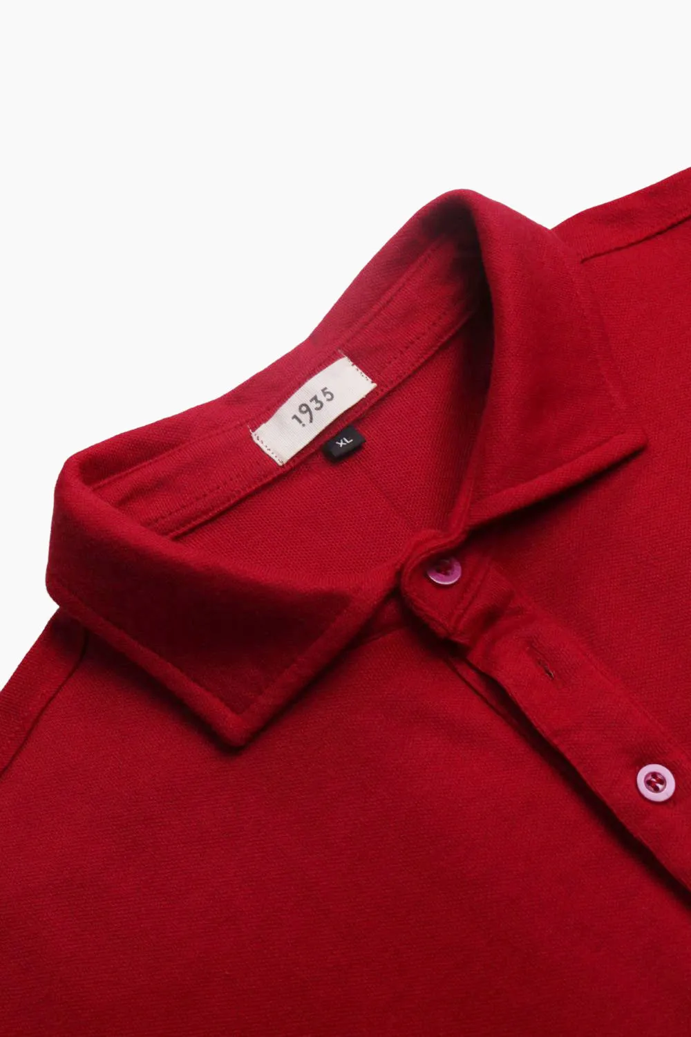 Crimson Red Smart Polo Shirt
