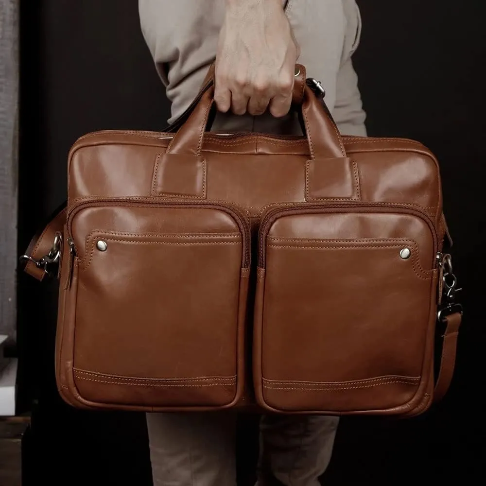CSCDD Business Briefcase Men's Business Handbag Office Bag Laptop Messenger Bag Men