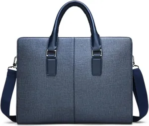 CSCDD Leather Men's Briefcase Messenger Bag Crossbody Bag Computer Briefcase Backpack