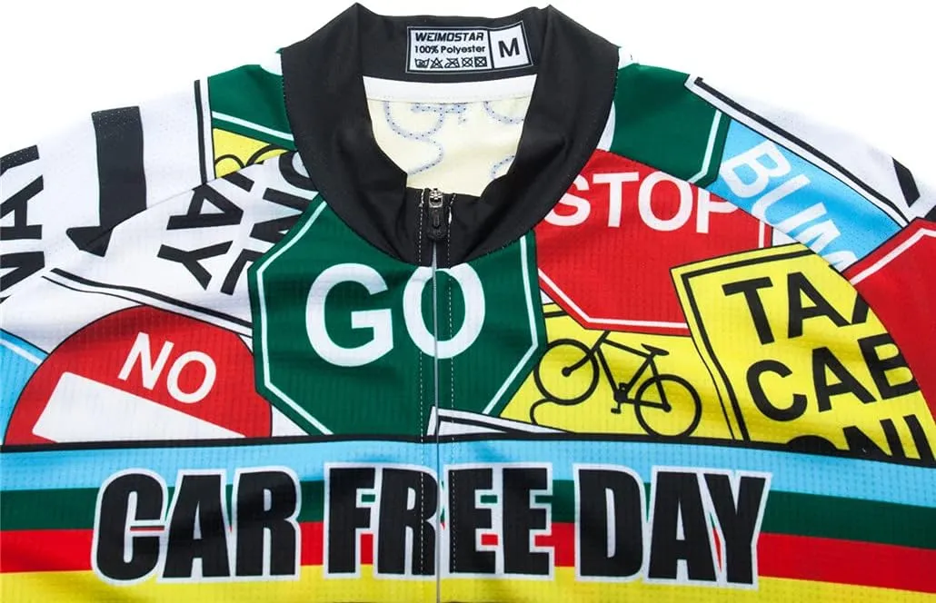 Cycling Jersey Mens Bike Shirt Biking Tops for Road Racing MTB BMX Dirt Road Quick Dry, Comfortable, Moisture Wicking