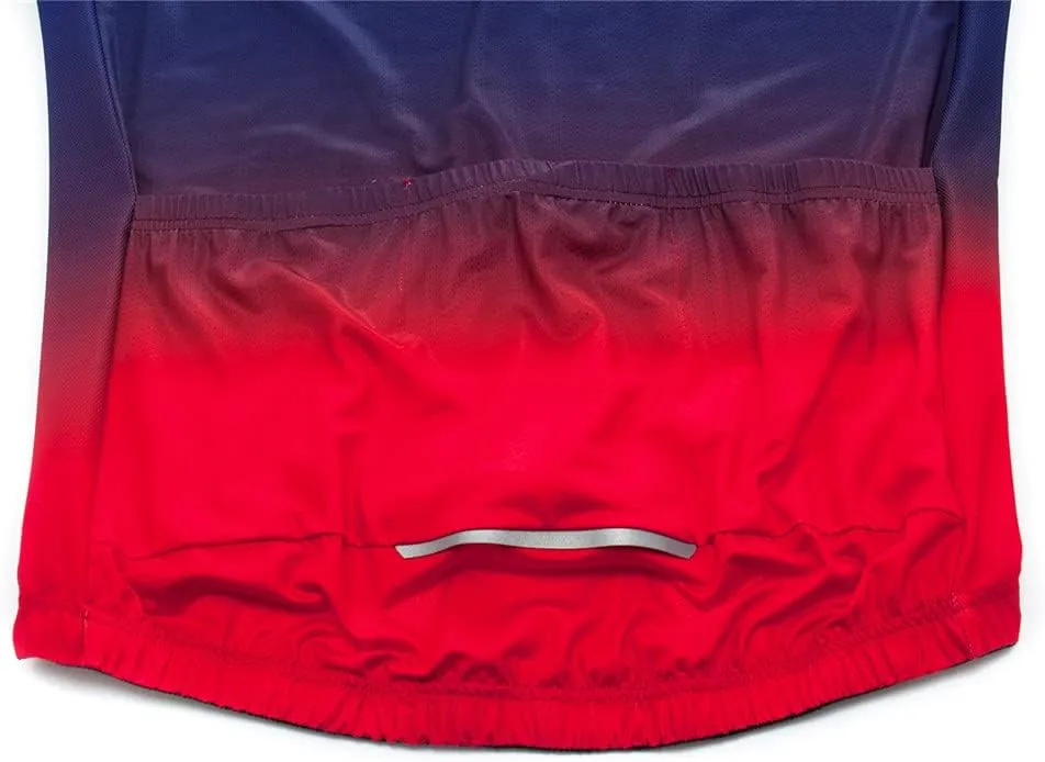 Cycling Jersey Mens Bike Shirt Biking Tops for Road Racing MTB BMX Dirt Road Quick Dry, Comfortable, Moisture Wicking