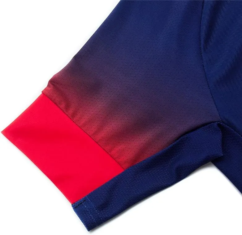 Cycling Jersey Mens Bike Shirt Biking Tops for Road Racing MTB BMX Dirt Road Quick Dry, Comfortable, Moisture Wicking