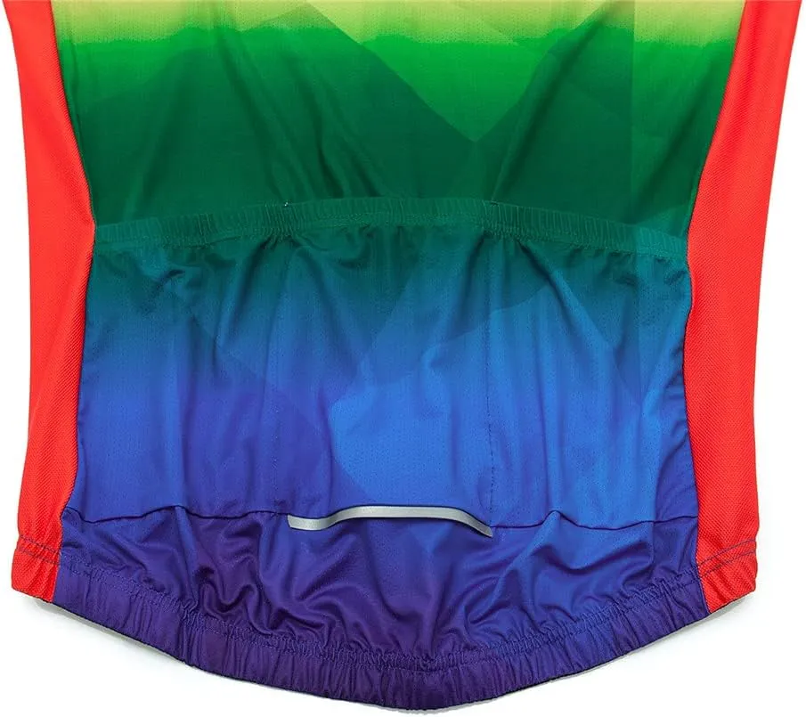 Cycling Jersey Mens Bike Shirt Biking Tops for Road Racing MTB BMX Dirt Road Quick Dry, Comfortable, Moisture Wicking