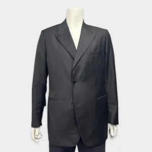 Dior men's black wool blazer