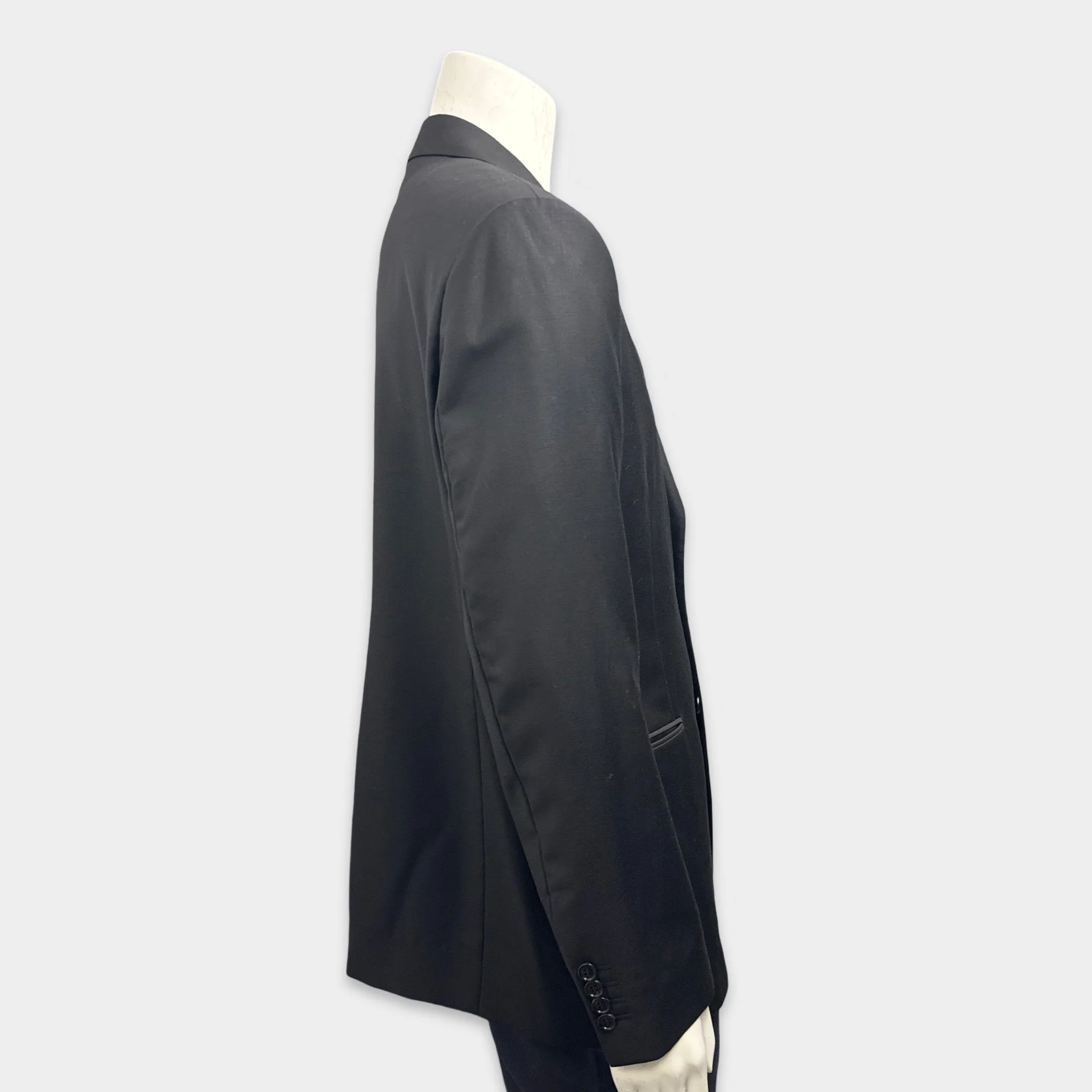 Dior men's black wool blazer