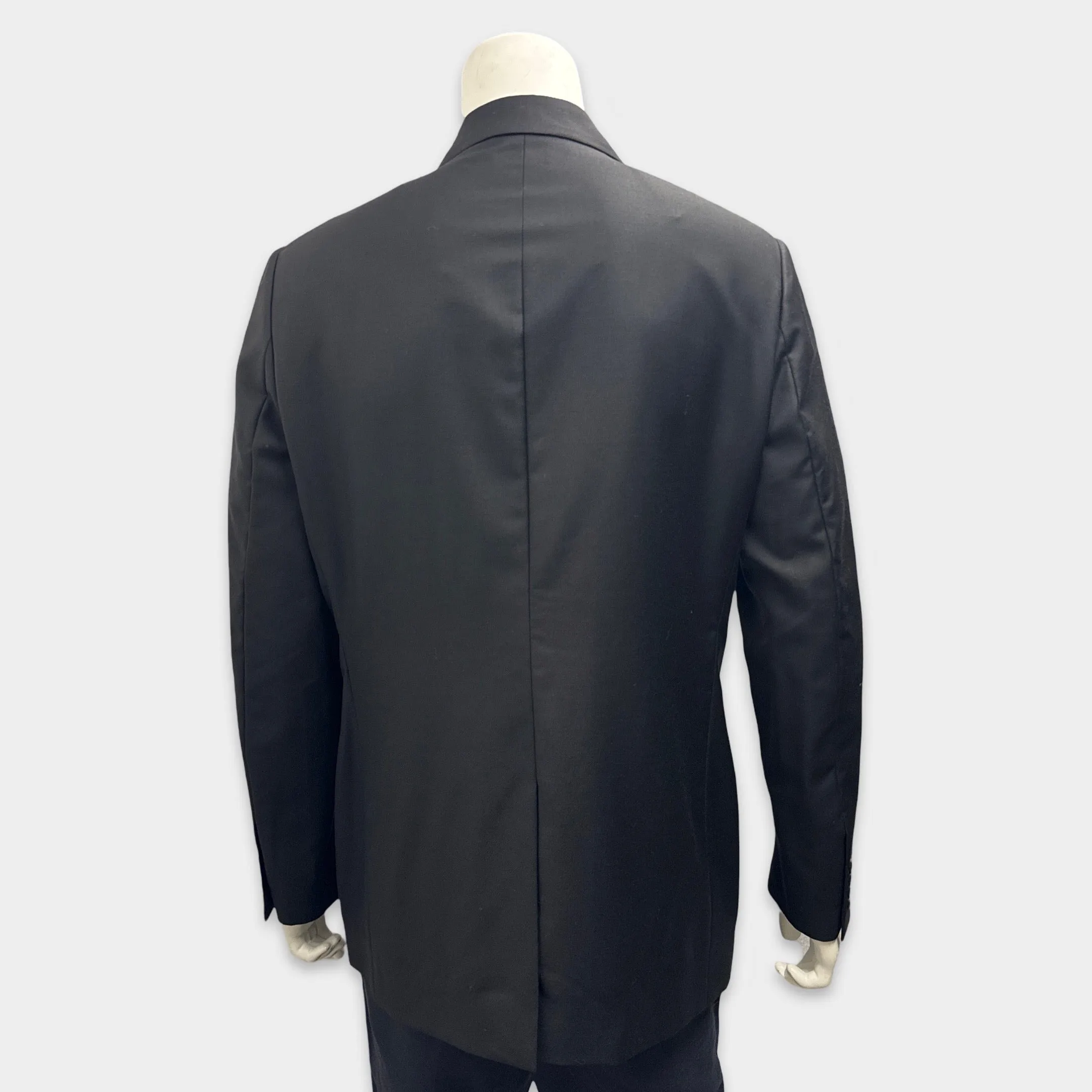 Dior men's black wool blazer