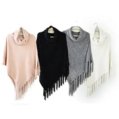 DM MERCHANDISIN BKBPON-OAT Chenille Poncho