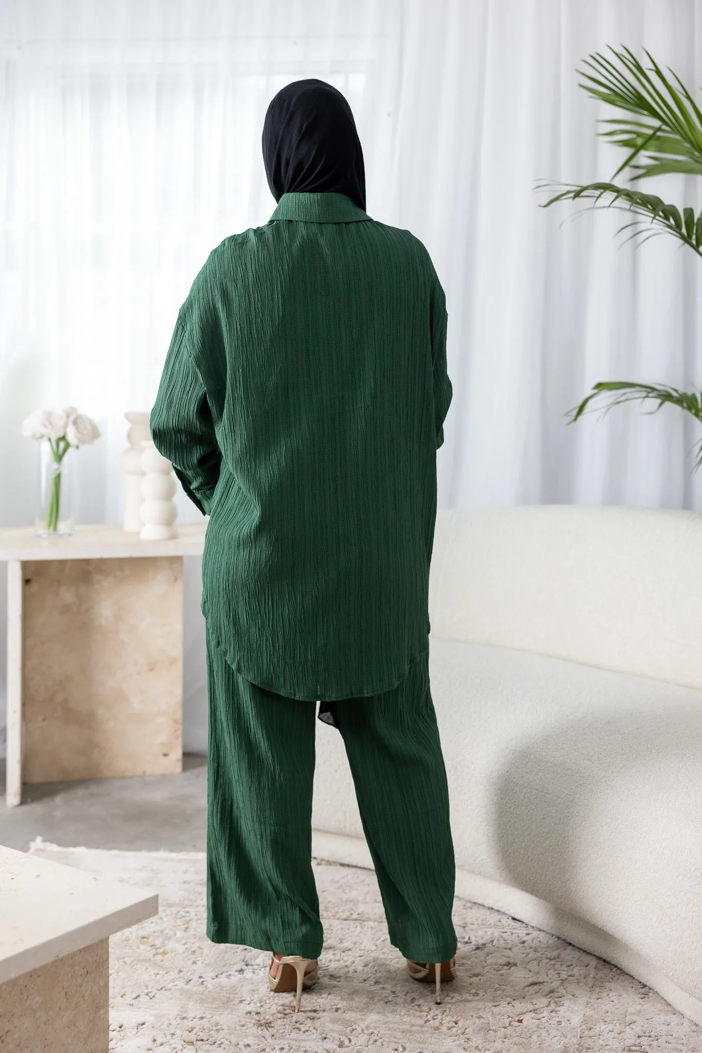 Dream Longline Textured Pants