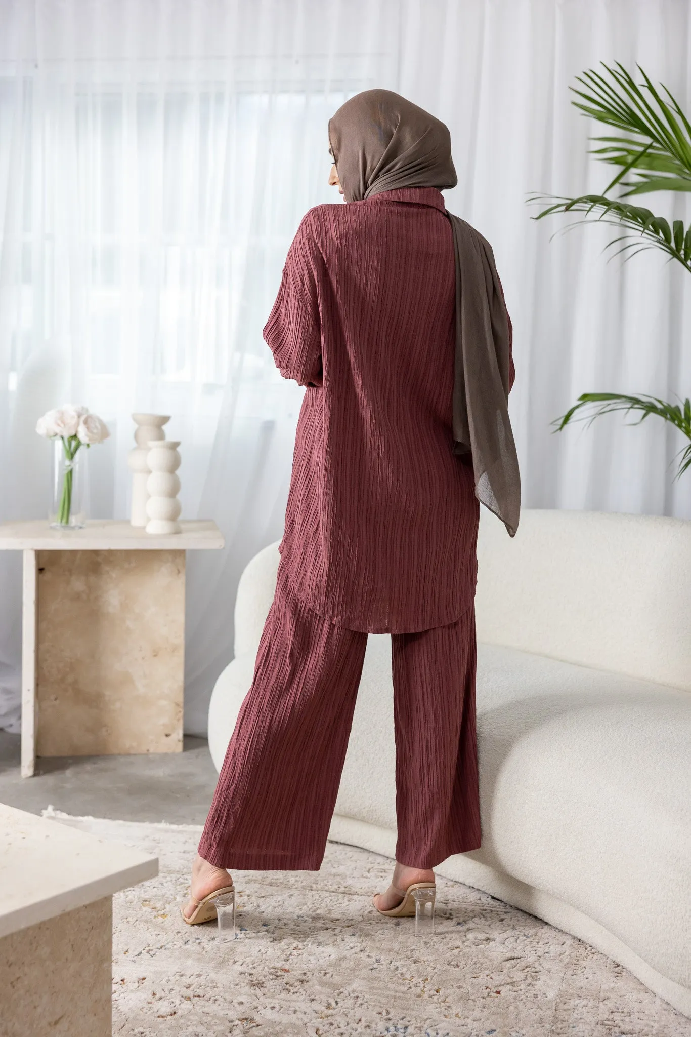 Dream Longline Textured Pants