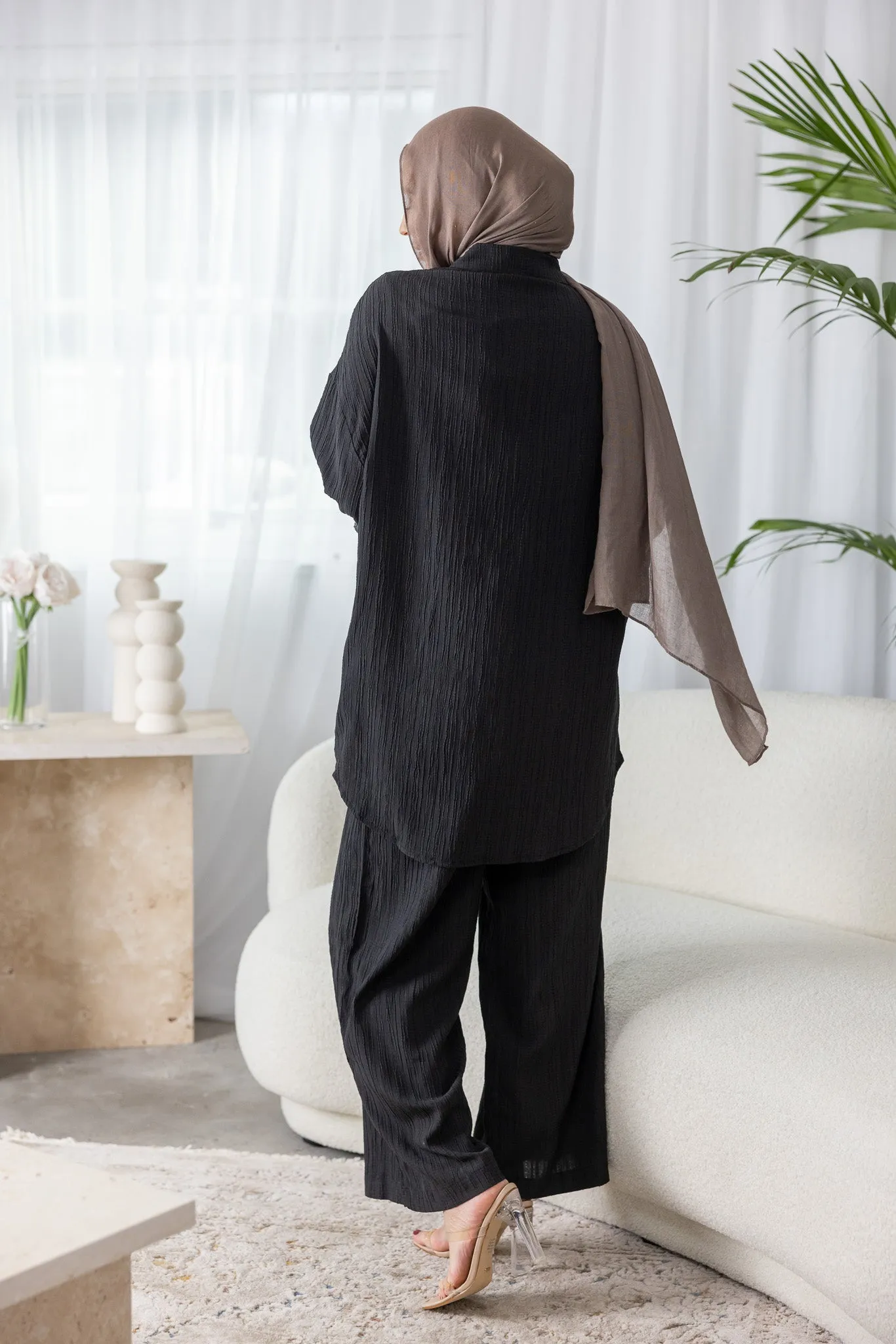 Dream Longline Textured Pants