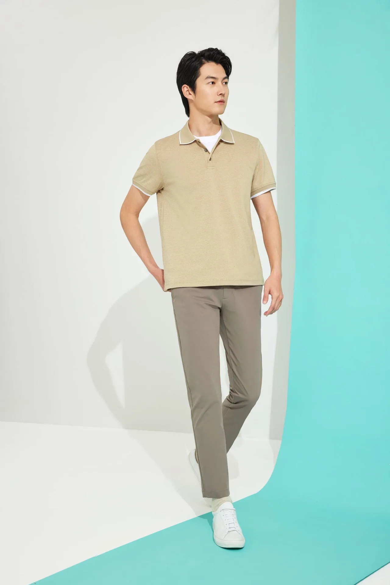 Dry Pique Tipping Collar Polo