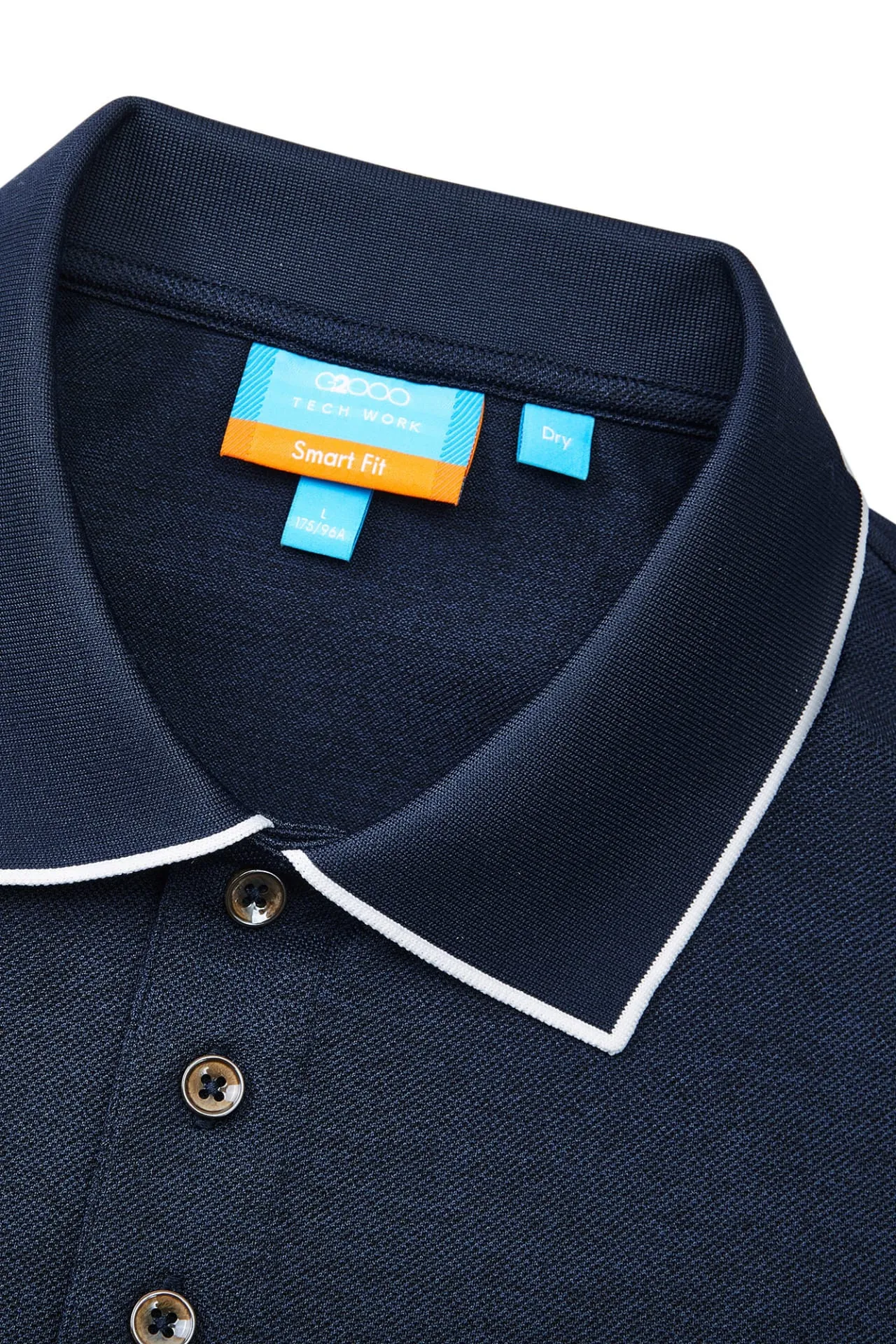 Dry Pique Tipping Collar Polo