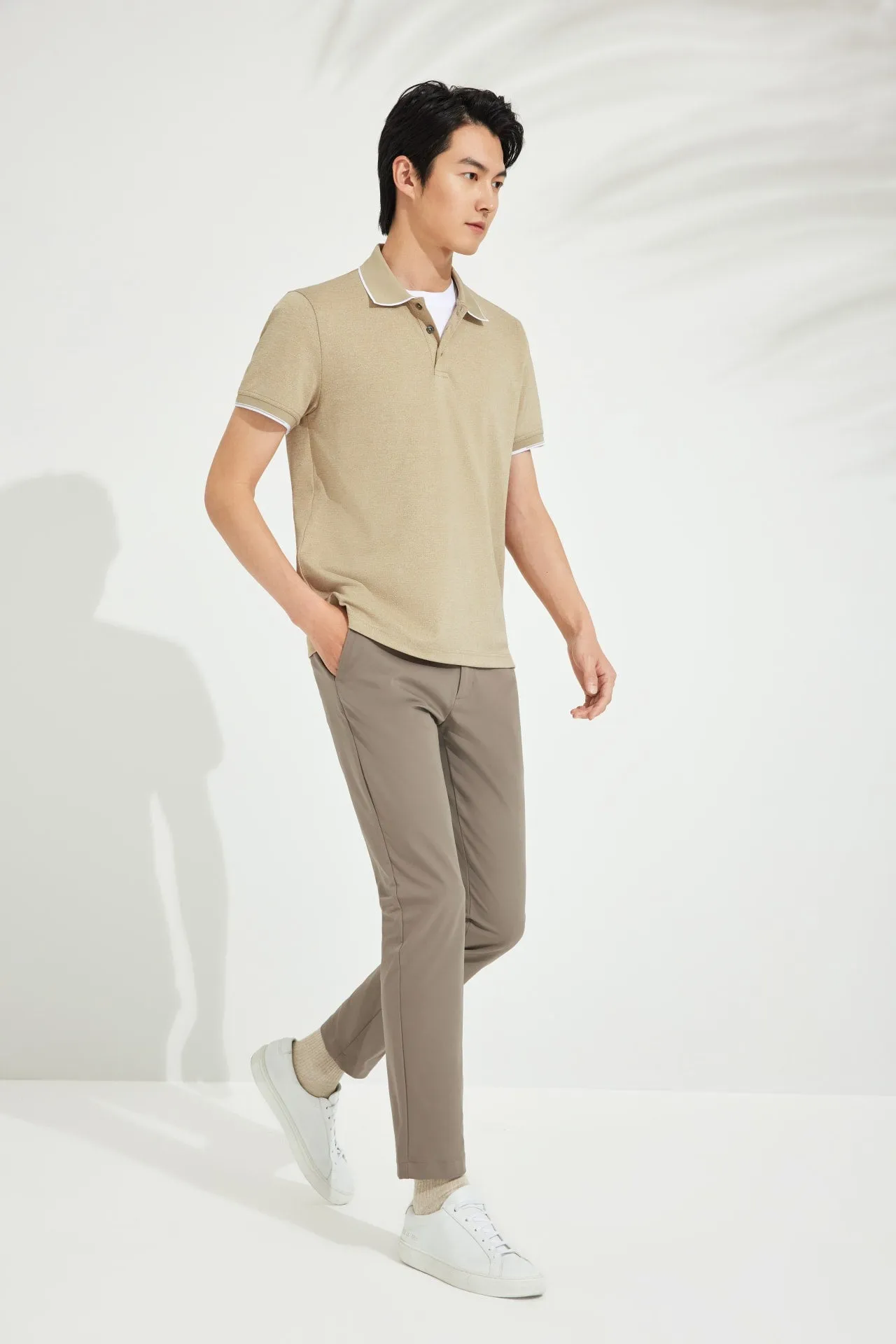 Dry Pique Tipping Collar Polo