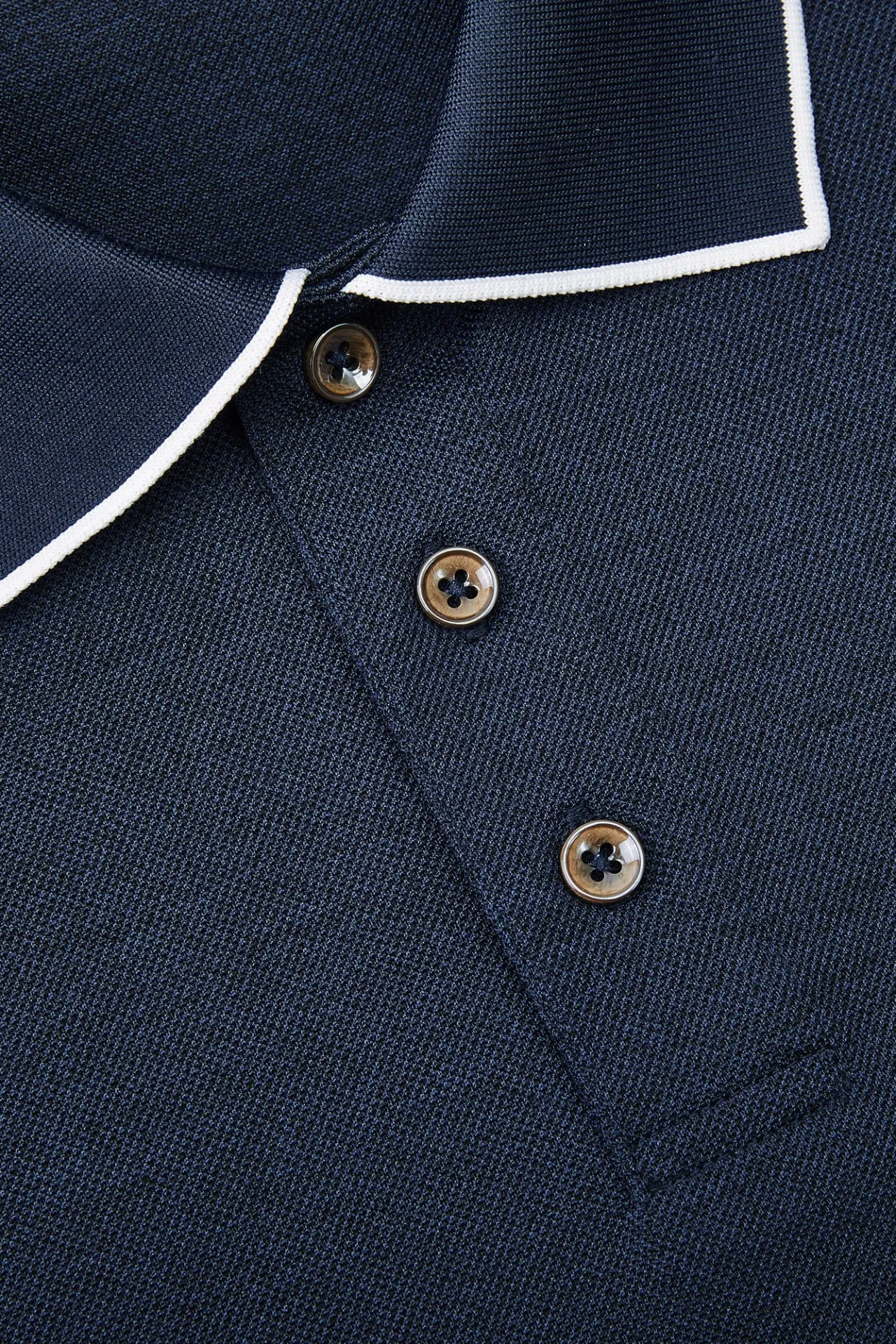 Dry Pique Tipping Collar Polo
