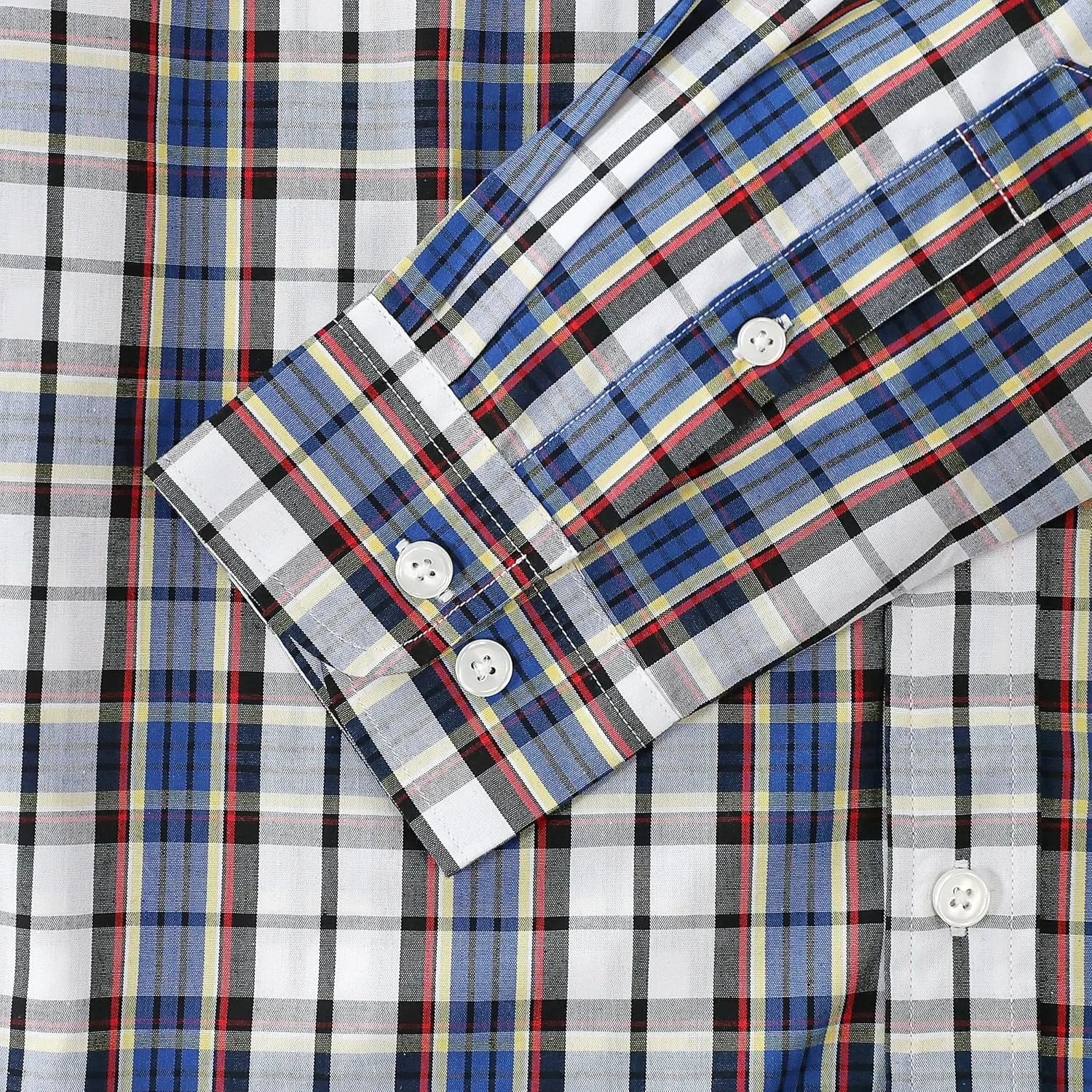 Dubinik Mens Button Up Shirts Long Sleeve Casual Button Down Cotton Vintage Soft Plaid with Pocket