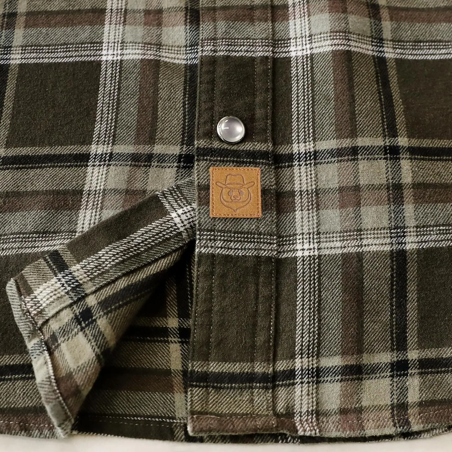 Dubinik Mens Flannel Shirts Long Sleeve Casual Cozy Pearl Snap Shirts for Men Western Cowboy Plaid Soft Pure Cotton
