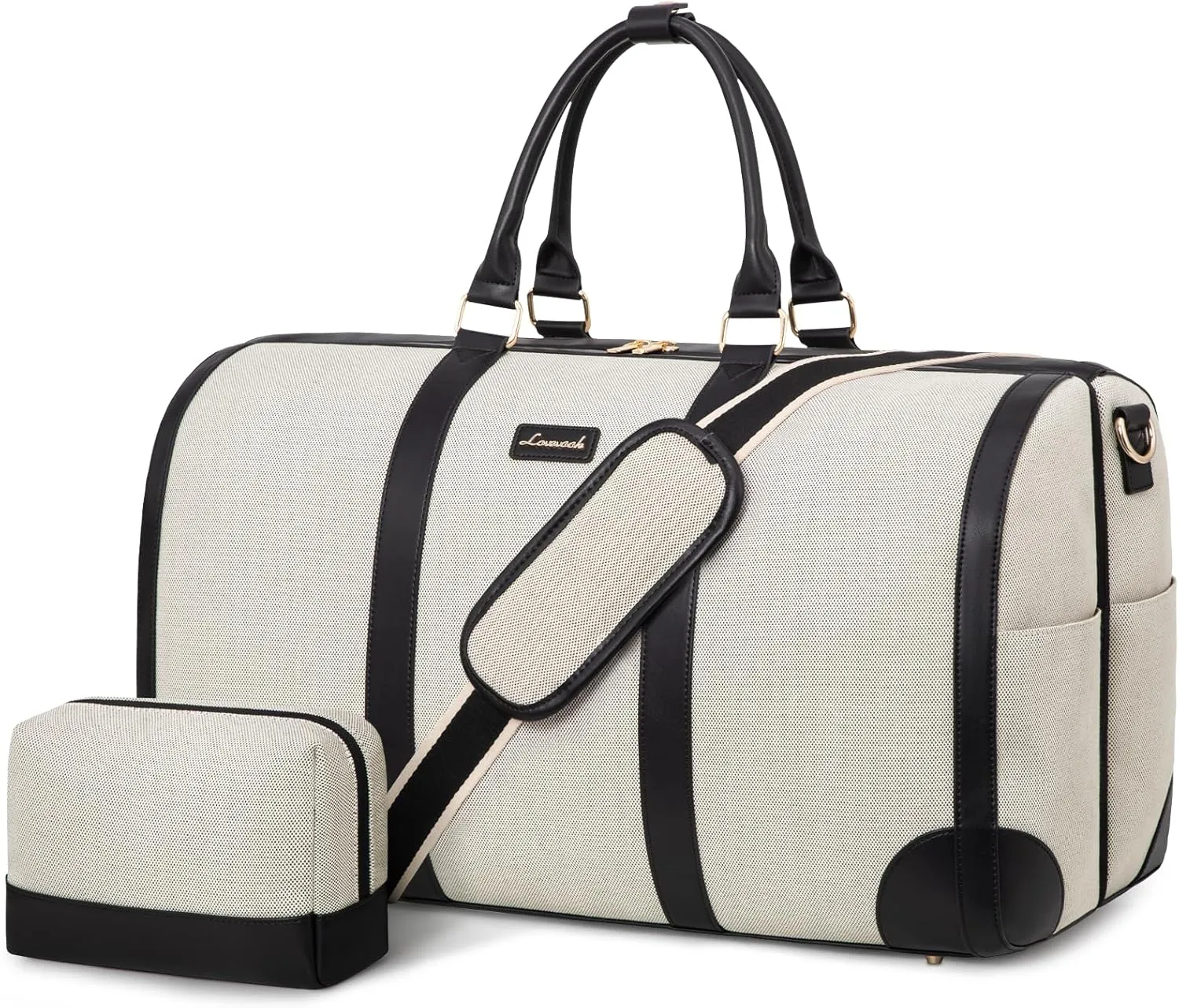 Duffle Bag for Travel, Travel Bags for Men Duffel Bag Carry On Bag with Toiletry Bag Overnight Weekend Gym Bag for Airplanes Business