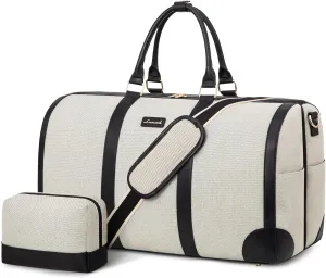 Duffle Bag for Travel, Travel Bags for Men Duffel Bag Carry On Bag with Toiletry Bag Overnight Weekend Gym Bag for Airplanes Business