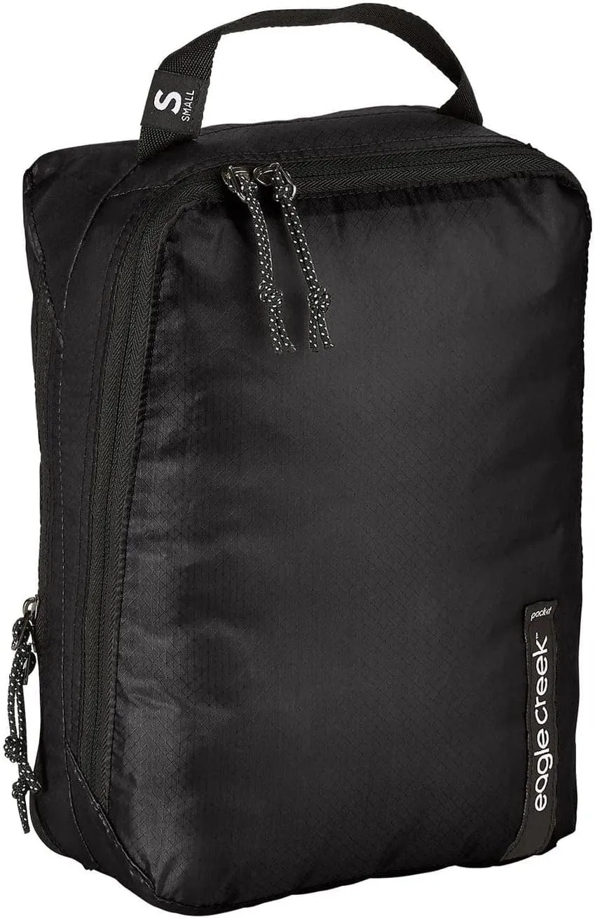 Eagle Creek Pack-It Isolate Clean/Dirty Packing Cubes for Travel, Black - Small