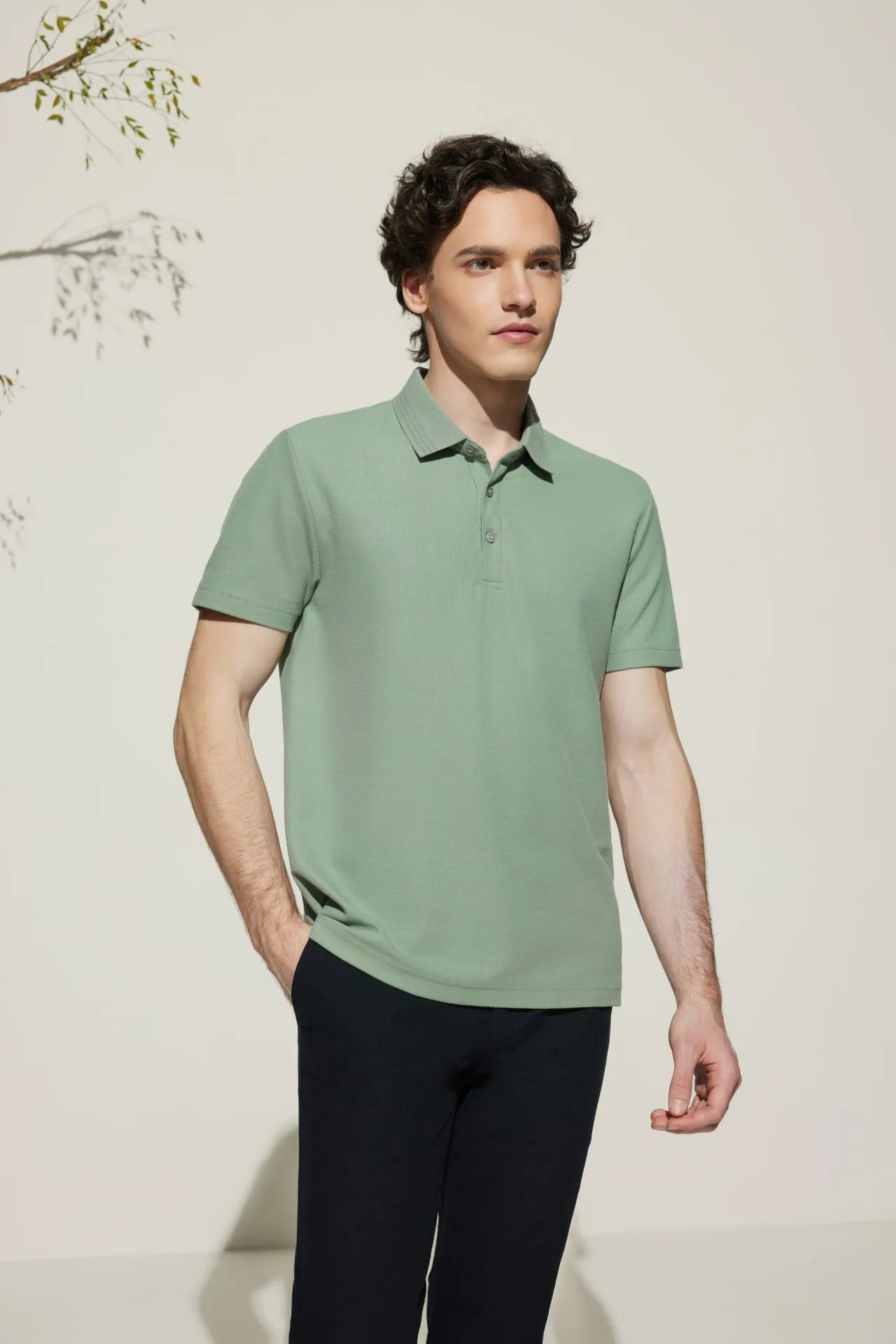 Easy Care Cool Touch Pique Smart Fit Short Sleeve Polo Tee