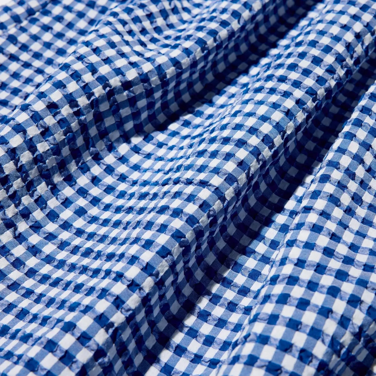 Elegant Women Maxi Skirts Wide Elastic Waist Plaid Gingham Dress Summer Beach Vacation Clothes with Pockets