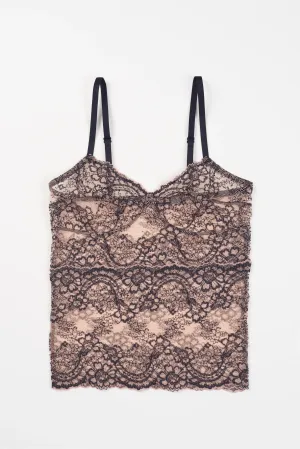 Else Lingerie Farah Soft Camisole | Nude/Black