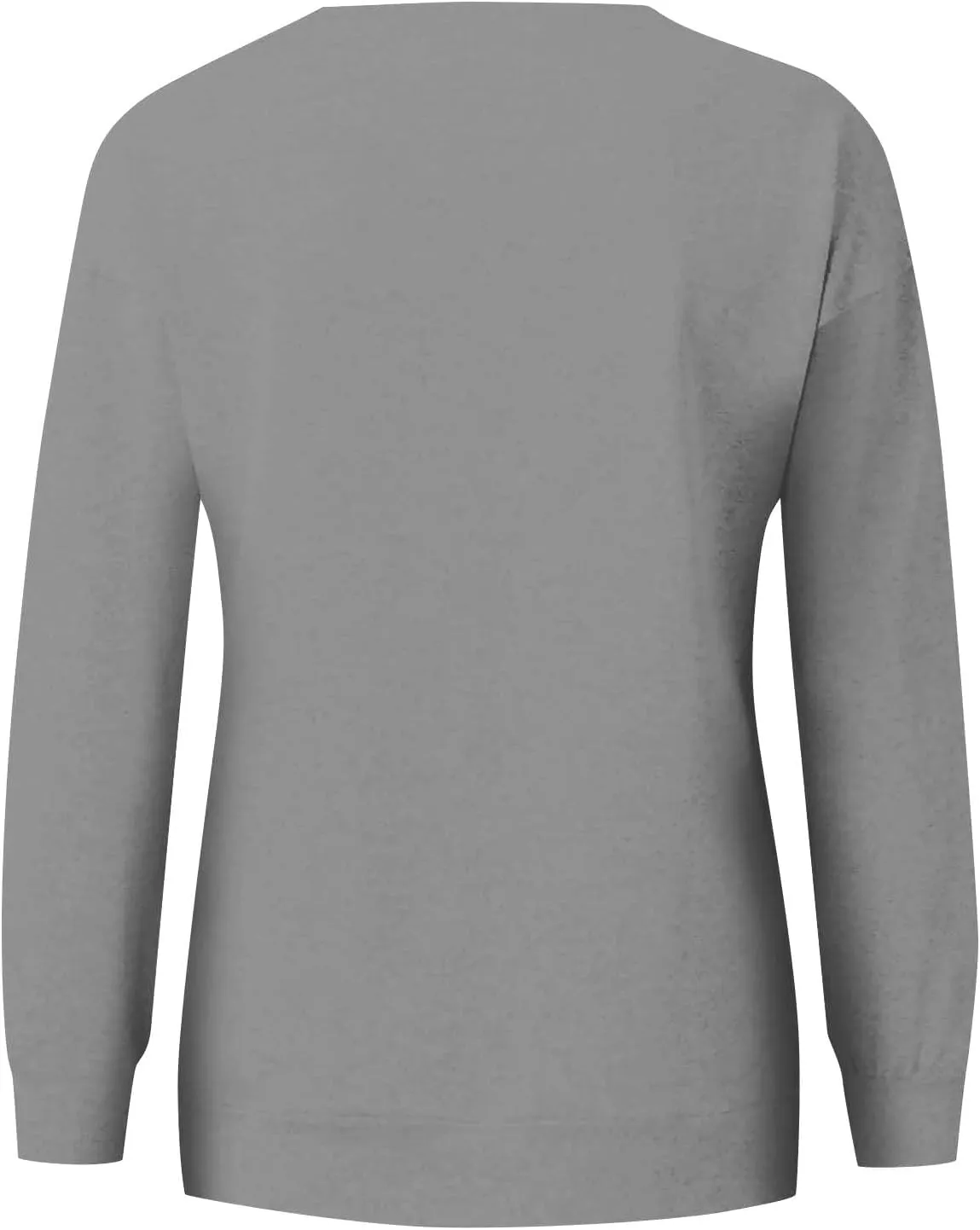 fanmpghleoo Fleece Lined Sweatshirt Women Drop Shoulder Crewneck Sweatshirts Workout Athletic Soft Plain Tunic Pullover Tops