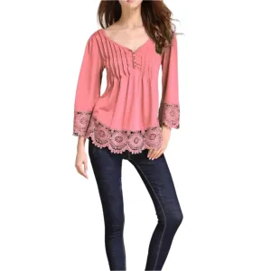 Fashion Long Sleeve Women Blouses