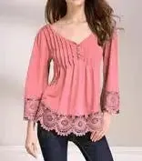 Fashion Long Sleeve Women Blouses