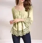 Fashion Long Sleeve Women Blouses
