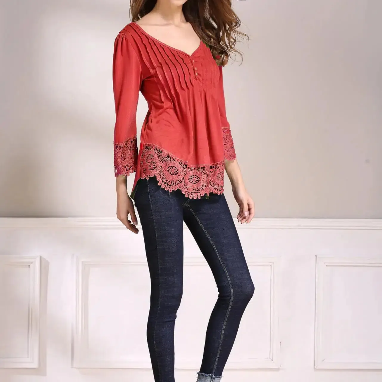 Fashion Long Sleeve Women Blouses