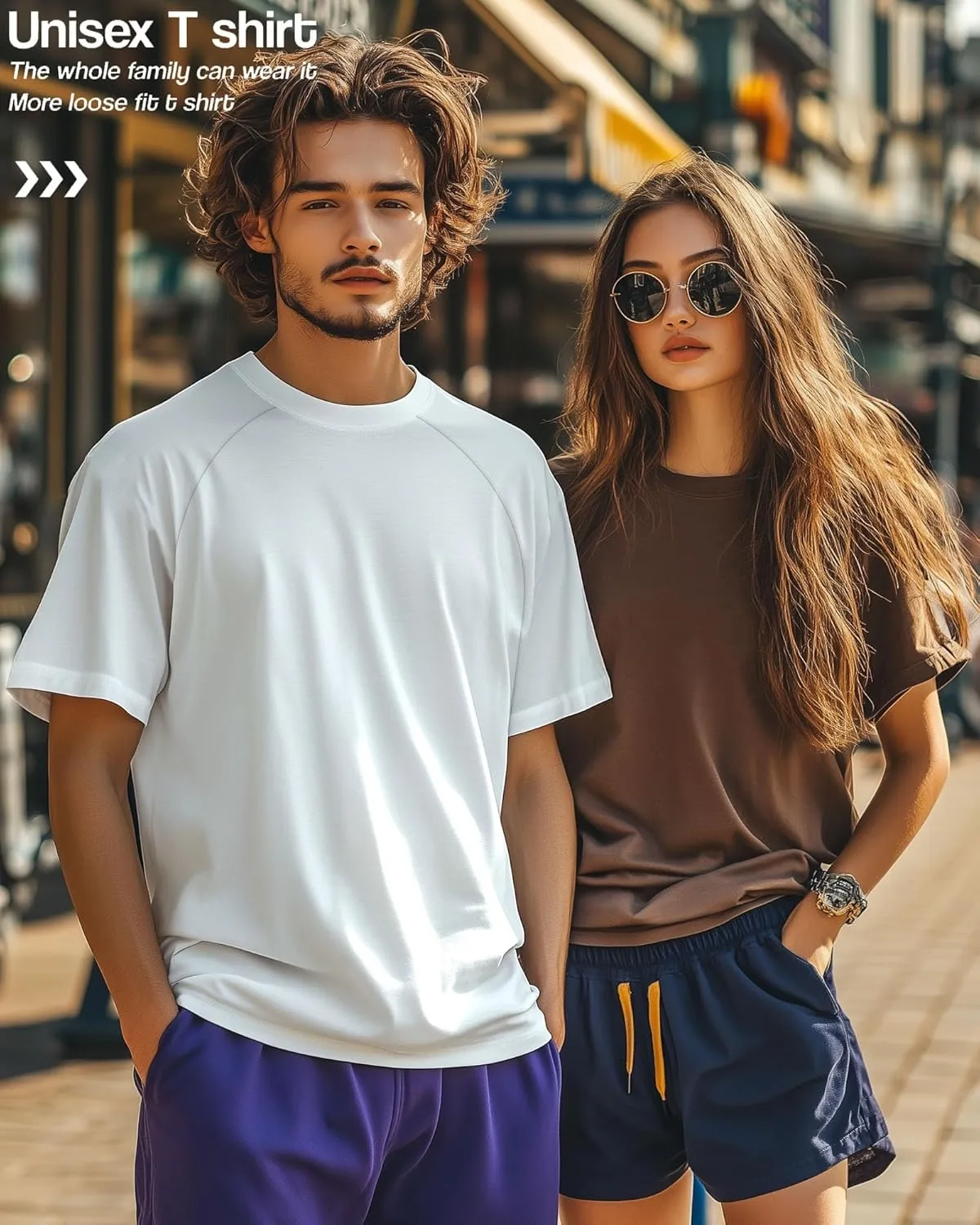 Ficerd 3 Pack Men's Big and Tall Raglan Short Sleeve T-Shirts, Side Split Summer 30% Cotton Crewneck Soft Basic Shirts