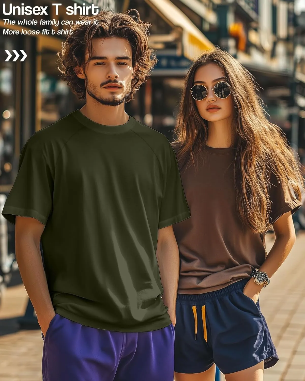 Ficerd 3 Pack Men's Big and Tall Raglan Short Sleeve T-Shirts, Side Split Summer 30% Cotton Crewneck Soft Basic Shirts