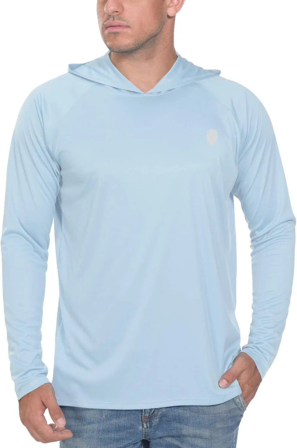 Fishing Shirts for Men Long Sleeve - Sun Protection SPF 50  UV Tshirt Hoodies