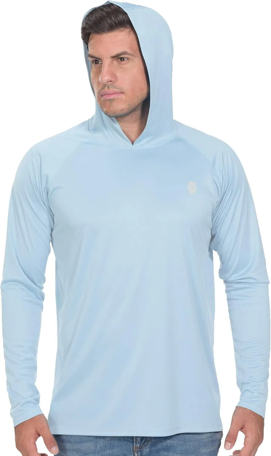 Fishing Shirts for Men Long Sleeve - Sun Protection SPF 50  UV Tshirt Hoodies