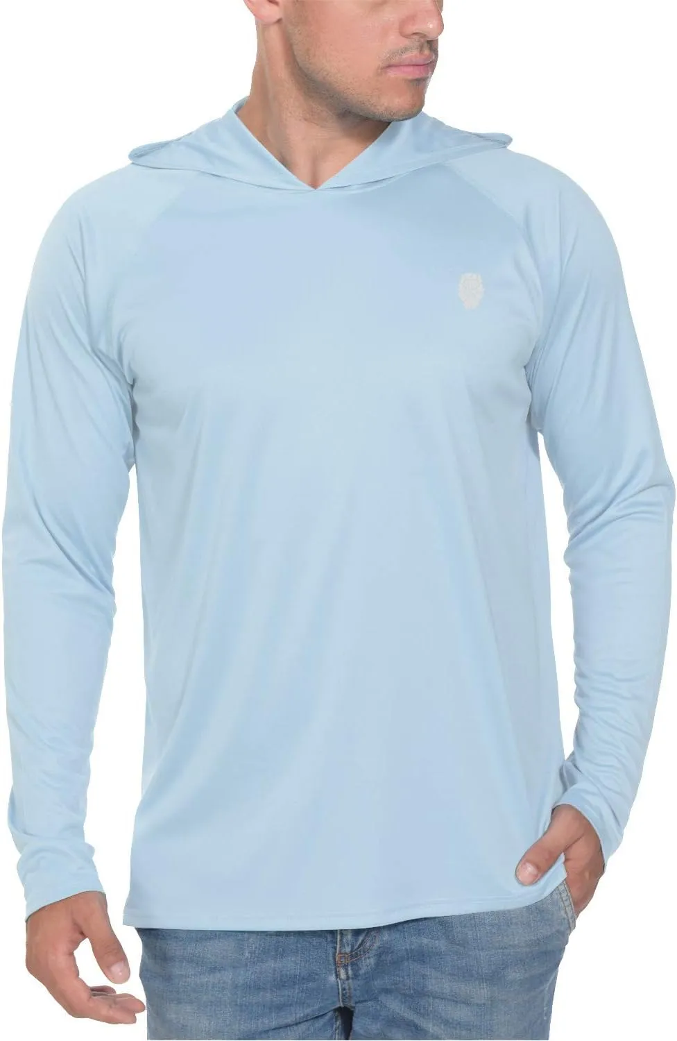 Fishing Shirts for Men Long Sleeve - Sun Protection SPF 50  UV Tshirt Hoodies