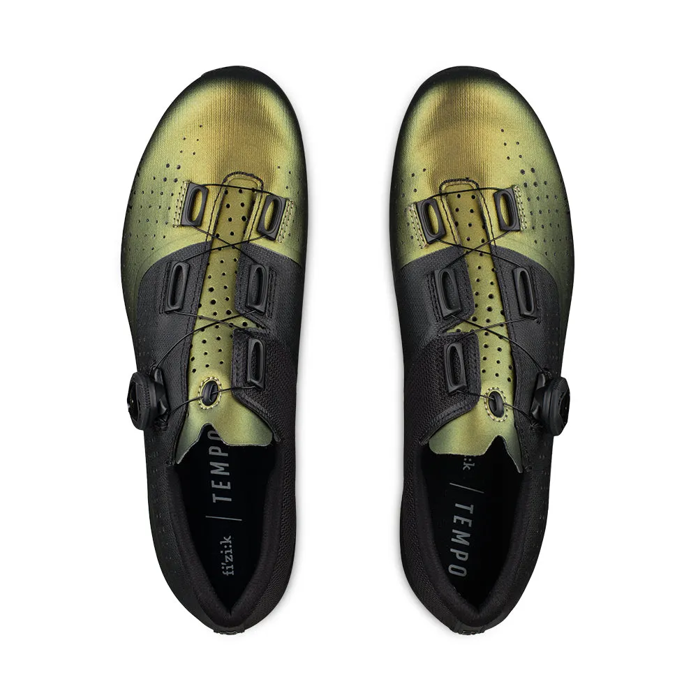 Fizik R4 Tempo Overcurve Wide Iridescent Beetle Black