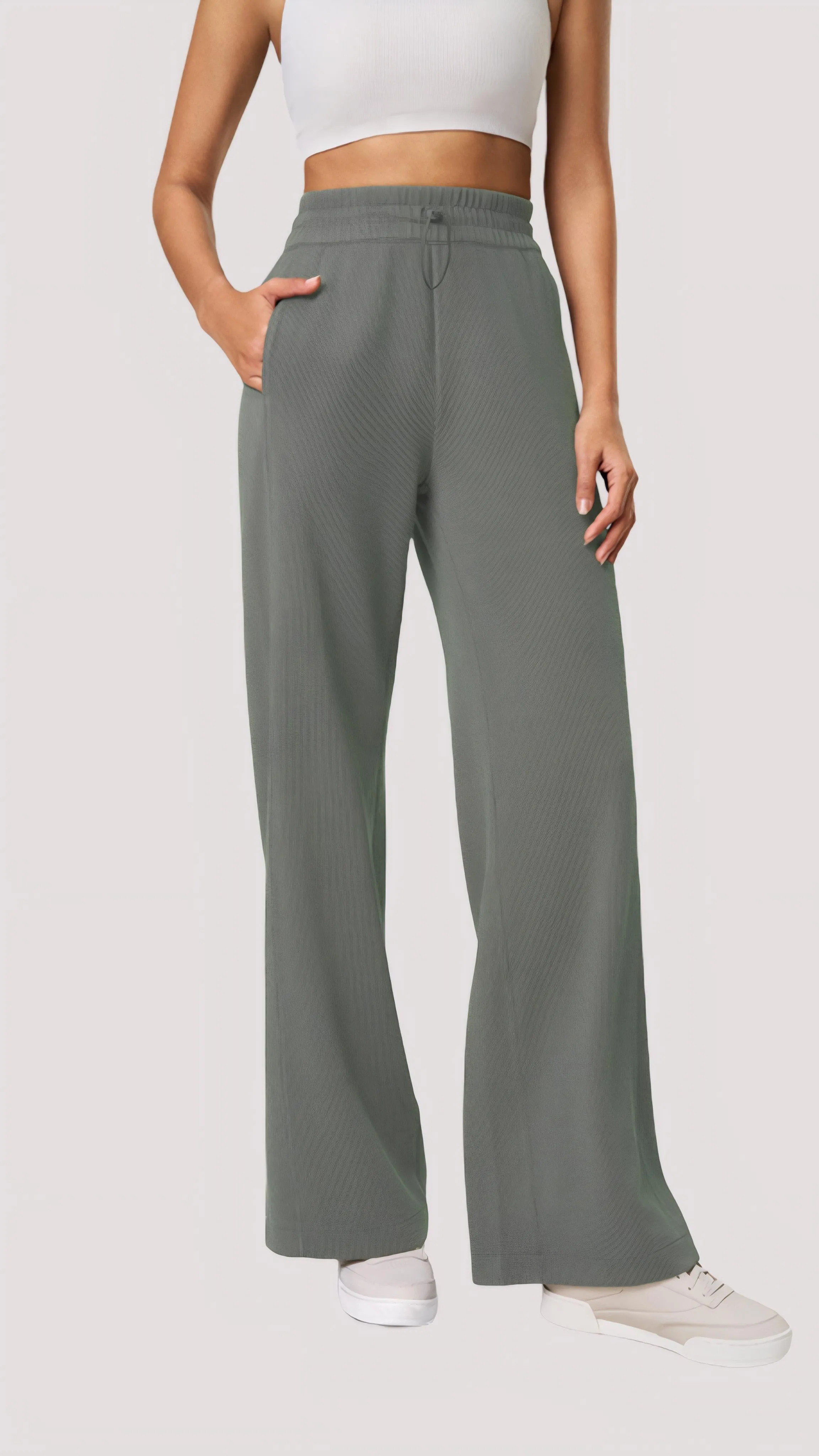FlexRib Lightweight Wide-Leg Pants