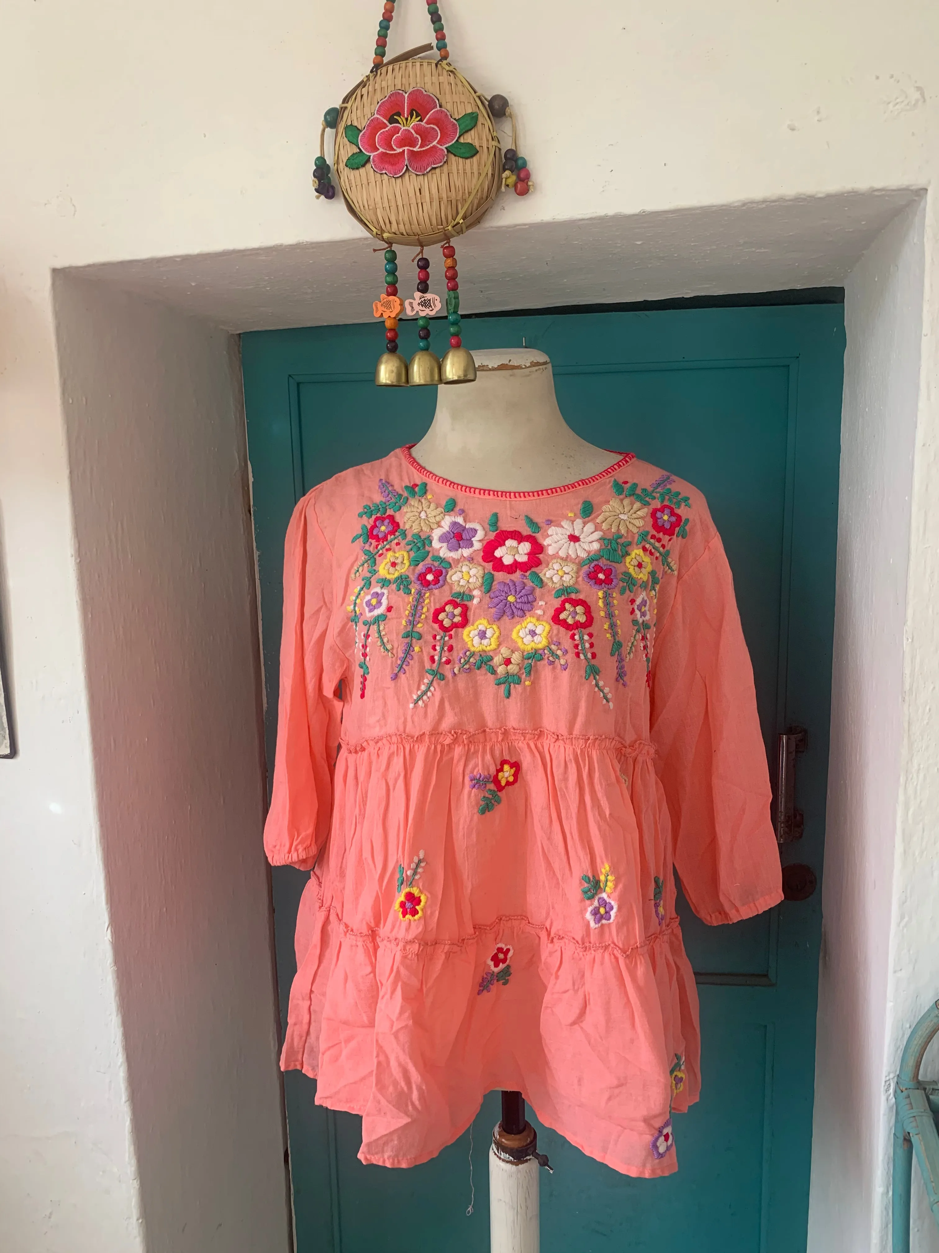 Flower 🌺 power boho blouse