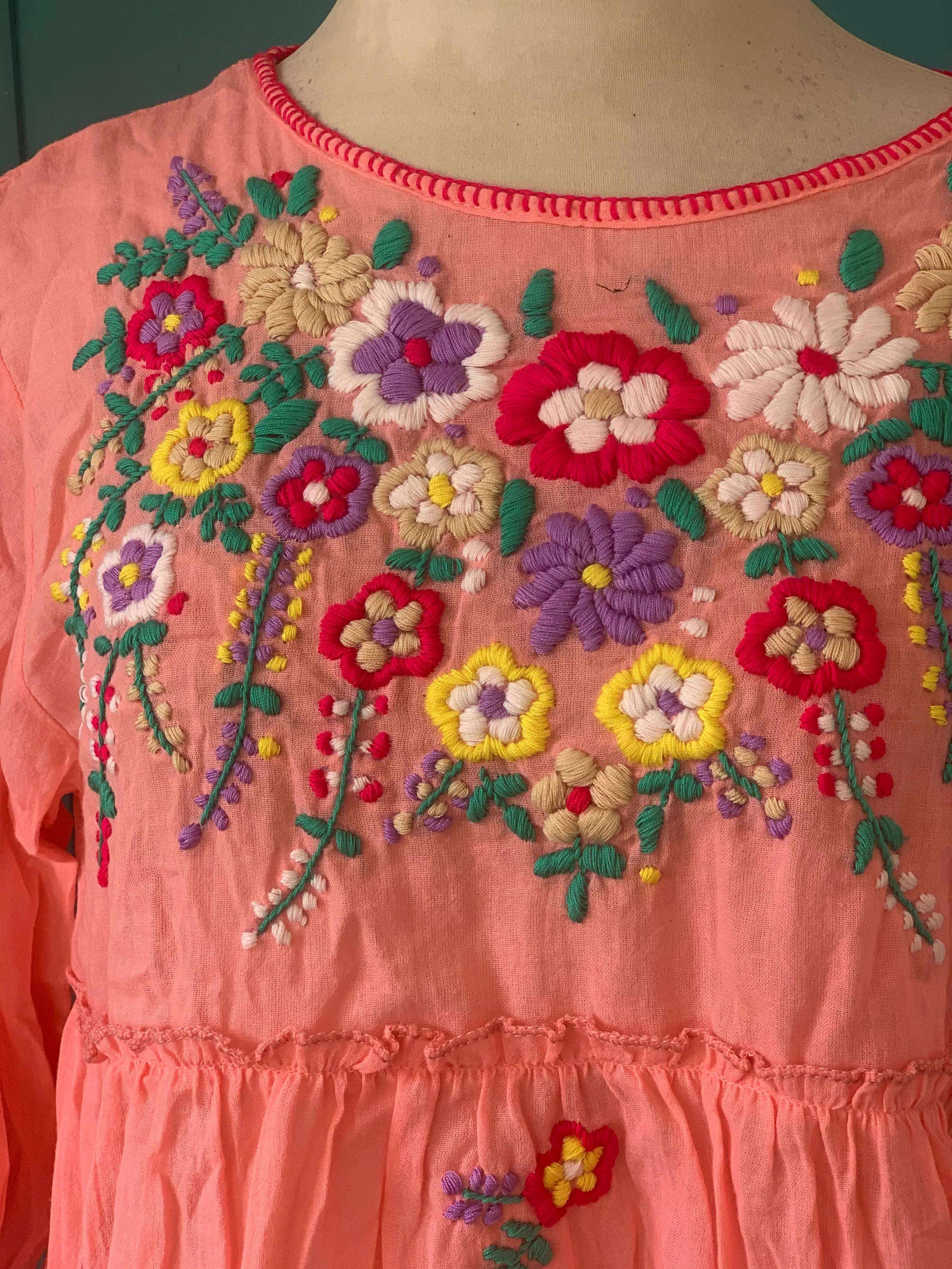 Flower 🌺 power boho blouse