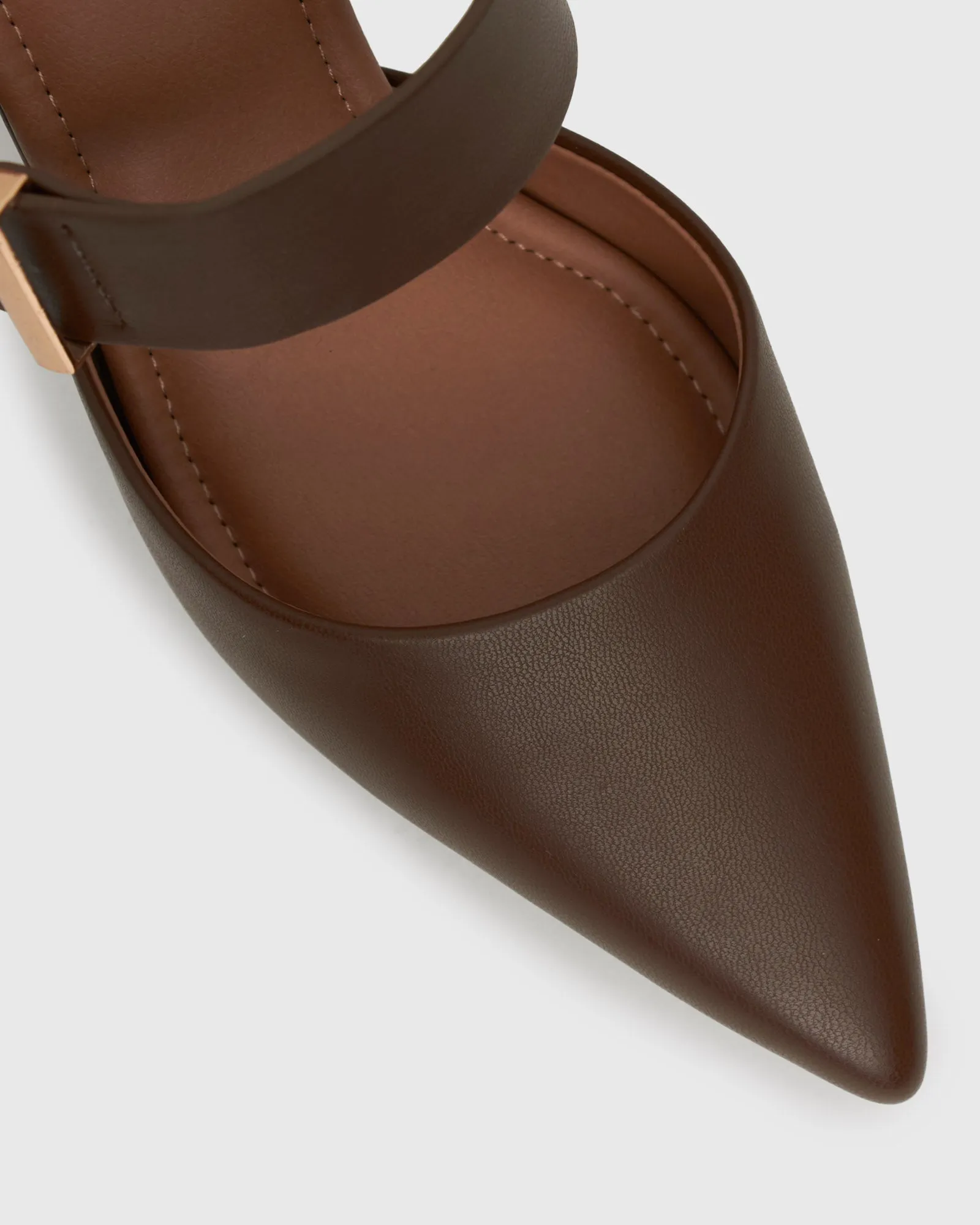 FREDDIE Vegan Point Toe Mules