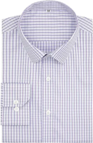 GIANEN Mens Grade 4 Wrinkle-Resistant Plaid Button-Down Cotton Long Sleeve Regular Fit Gingham Dress Shirts