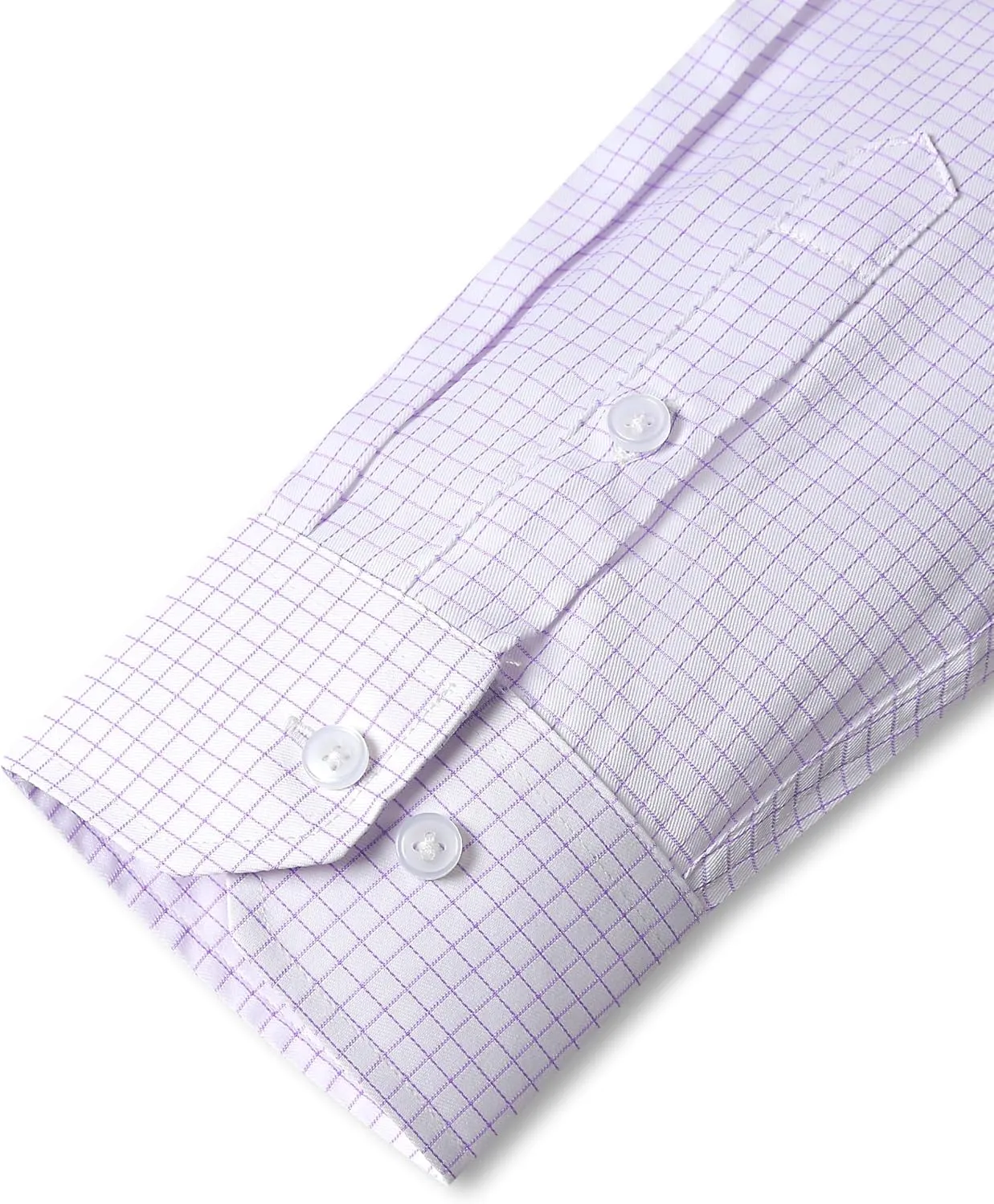 GIANEN Mens Grade 4 Wrinkle-Resistant Plaid Button-Down Cotton Long Sleeve Regular Fit Gingham Dress Shirts