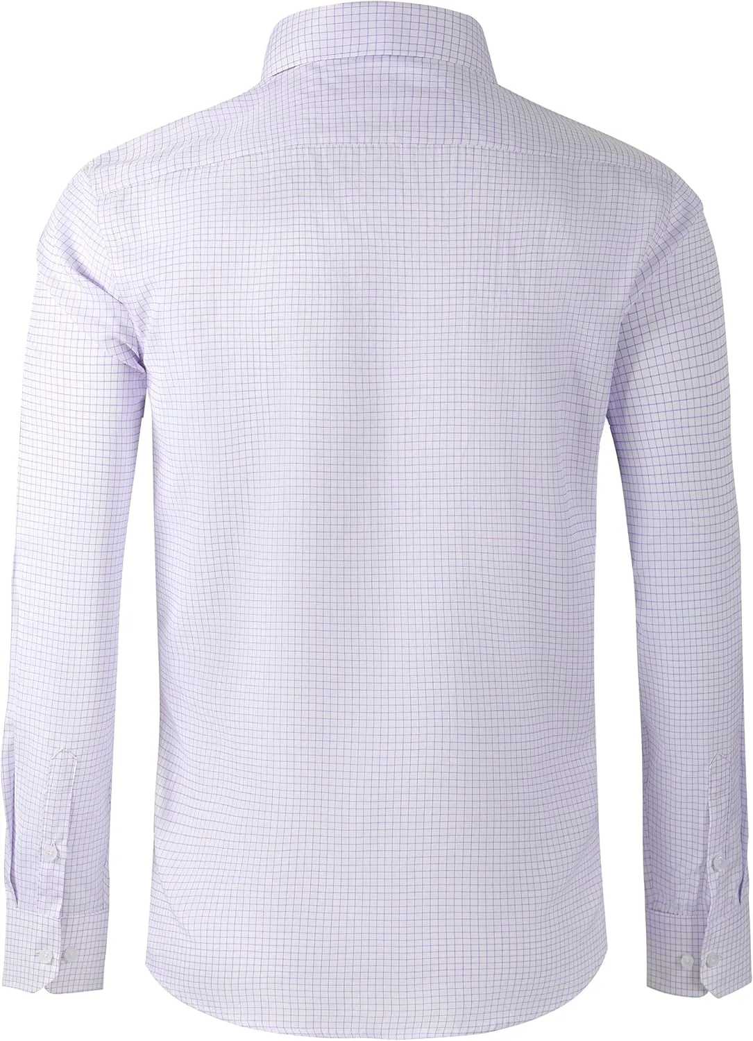 GIANEN Mens Grade 4 Wrinkle-Resistant Plaid Button-Down Cotton Long Sleeve Regular Fit Gingham Dress Shirts